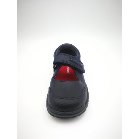 Titanitos shoe for school leather washable with reinforcement