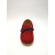 Loafer with suede leather bow