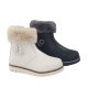 collar ankle boot with fur by Conguitos